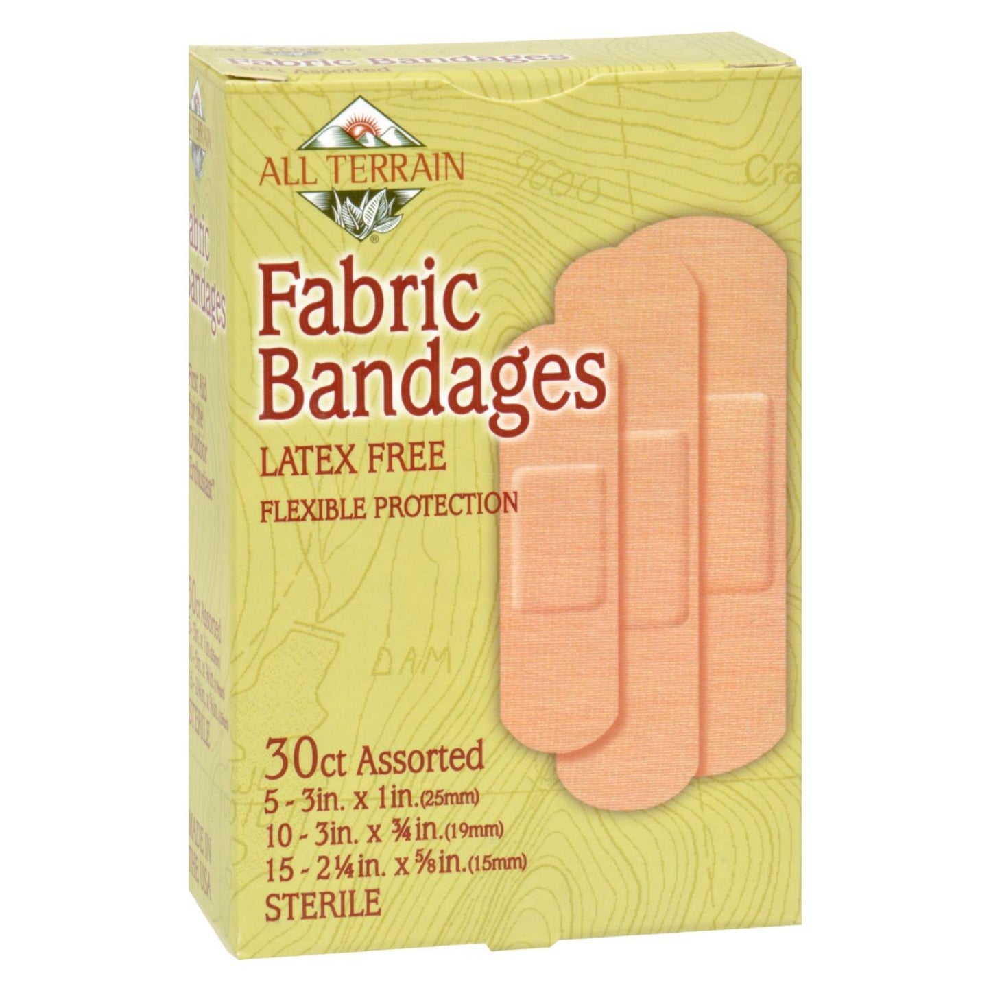 All Terrain - Bandages - Fabric Latex-Free Assorted - 30 Ct