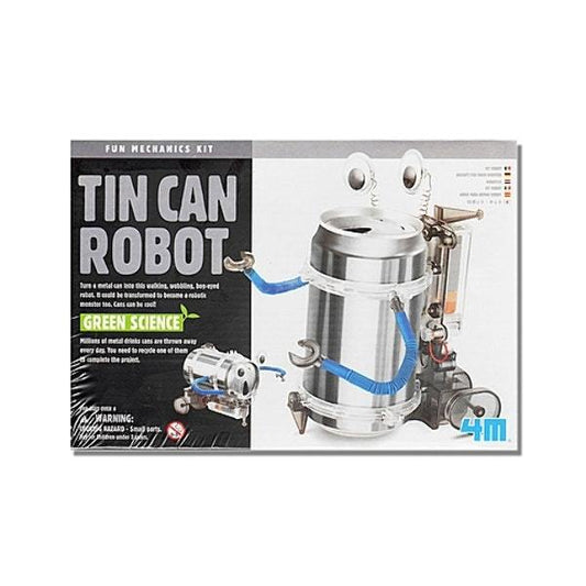 4M Tin Can Robot Green Science Kit