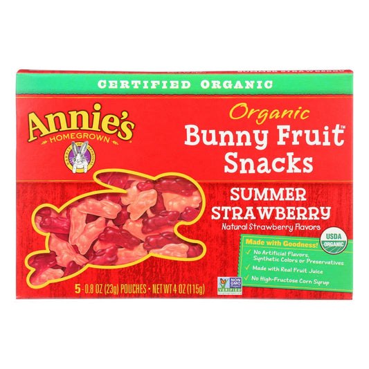 Annie's Homegrown Fruit Snack Summer Strawberry (10 Boxes)