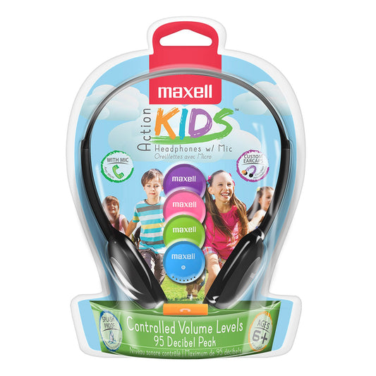 Action Kids On-ear Headphones With Mic