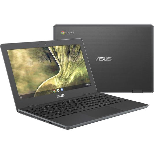 Asus Chromebook C204 C204EE-YB02-GR 11.6" Chromebook - HD - 1366 x 768 - Intel Celeron N4020 Dual-core (2 Core) 1.10 GHz - 4 GB RAM - 32 GB Flash Memory - Dark Gray